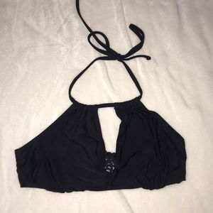 Black Frankie’s haulter bikini top